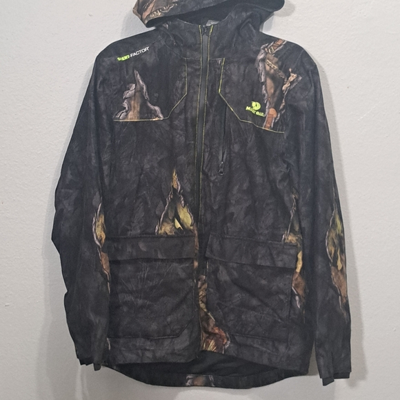 Mossy Oak Jacket Unisex Hunting Black Camouflage Hooded Camo, Size XXL. - Picture 12 of 16